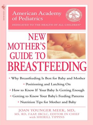 cover image of The American Academy of Pediatrics New Mother's Guide to Breastfeeding
